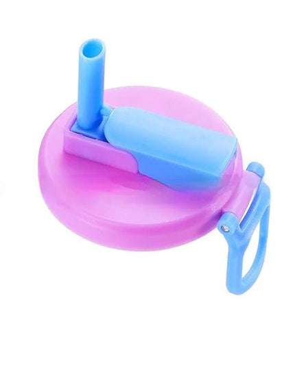 Soda Can Lid with Straw