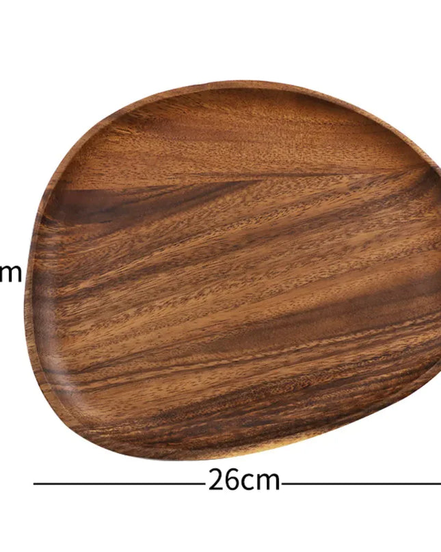 Japanese-Style Solid Wood Tableware Set