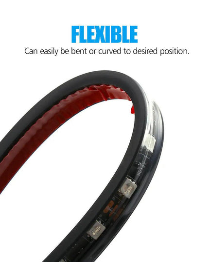 4X 48LED RGB Car Interior Atmosphere Light Strip Bar Bluetooth APP Music Control