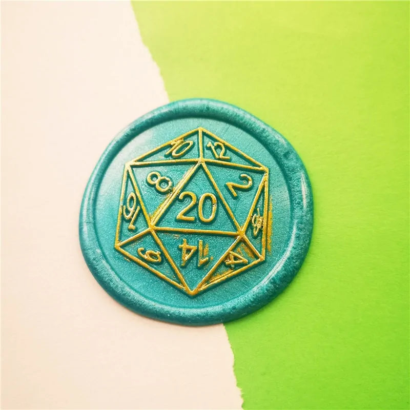 Gamer Dice Wax Seal Stamp