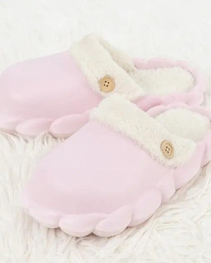 Winter Plush Shark Slippers