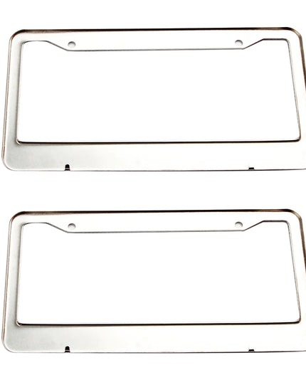 2PCS Bling License Plate Frame Glitter Crystal Sparkling Rhinestone Diamond Caps