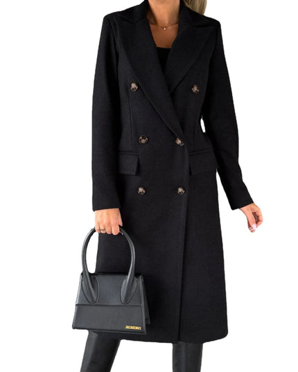 Double-Breasted Long Coat