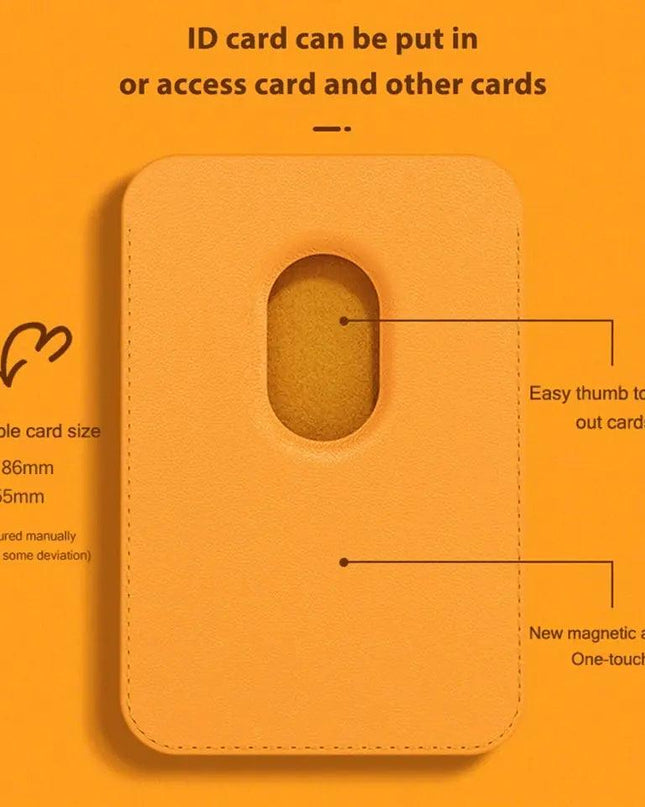 For Magsafe Magnetic Leather Card Clip For iPhone 14 Pro Max