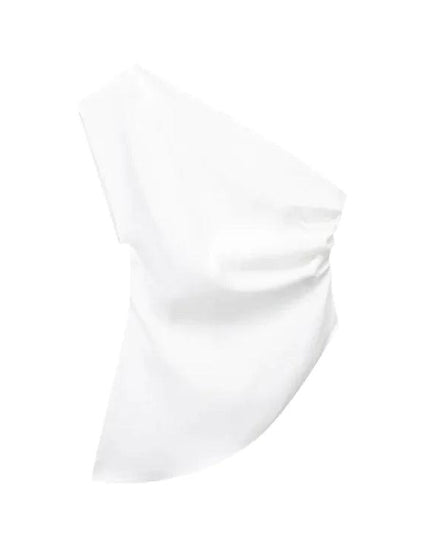 Single Shoulder  Asymmetric Vest