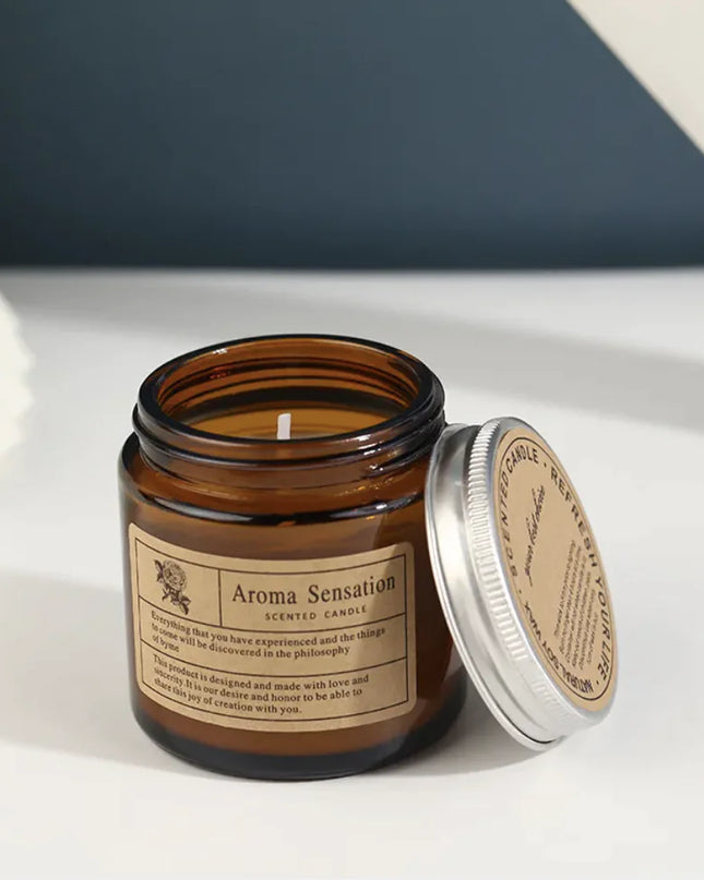 Smokeless Brown Aromatherapy Candle