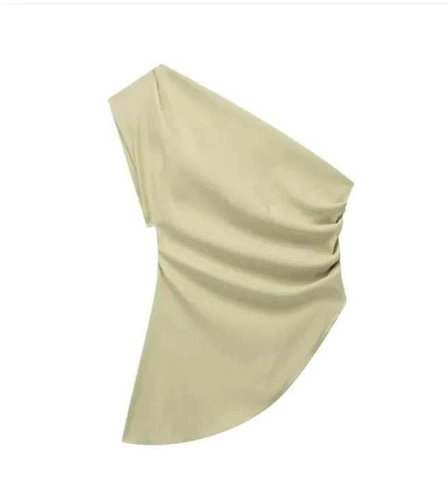 Single Shoulder  Asymmetric Vest