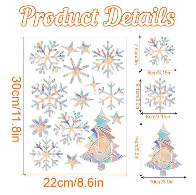 Rainbow Prism Suncatcher Sticker