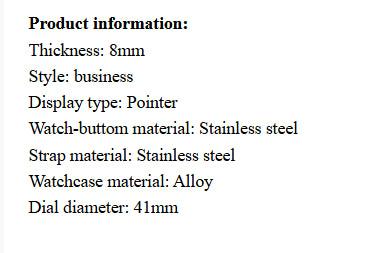 Waterproof Men's Double Calendar Luminous Quartz Watch