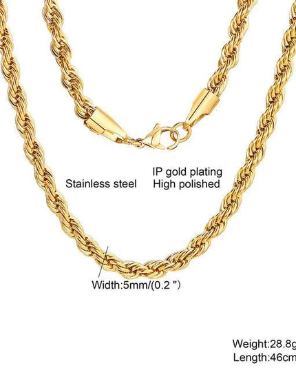 Minimalist Ropes Long Necklace