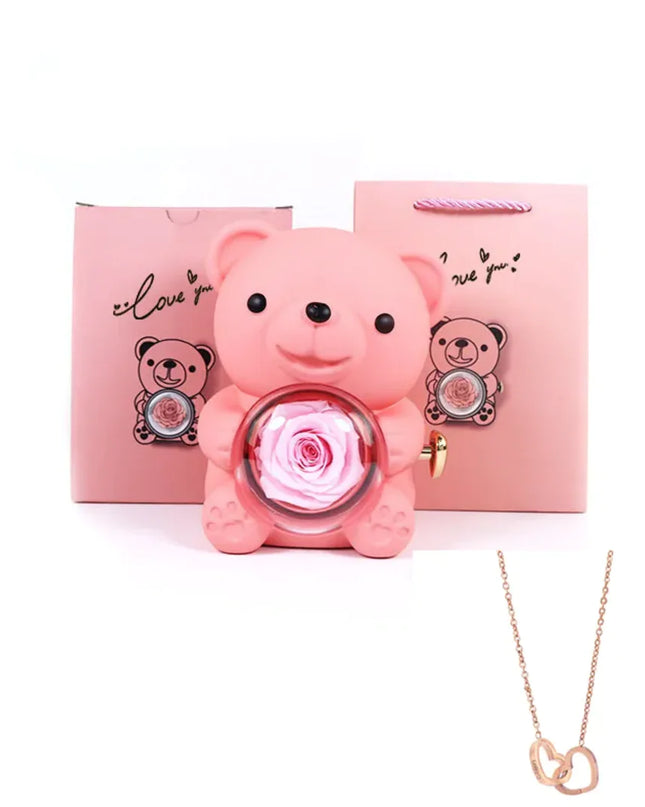 Personalized Double Heart Name Necklace