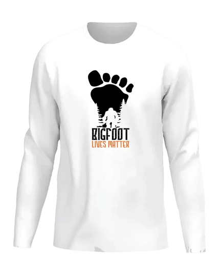 Bigfoot Lives Matter Men Long Sleeve Shirt