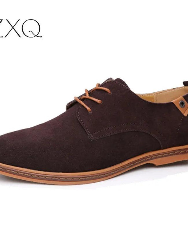 Suede Oxfords Leather Shoes