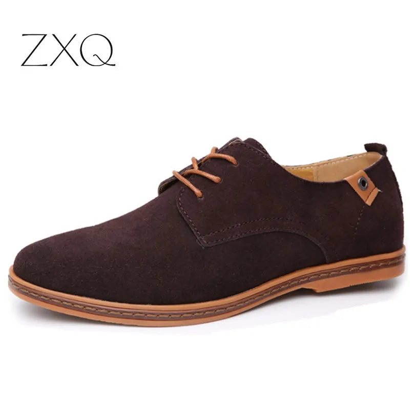 Suede Oxfords Leather Shoes