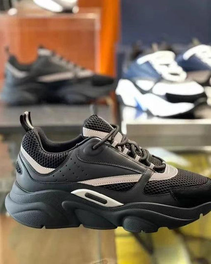 Lace-Up Flat Sneakers