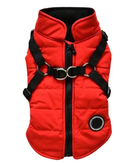 Waterproof Pet Coat with Harness