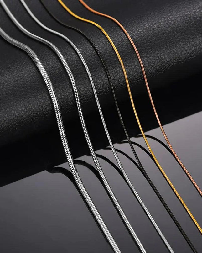 Stainless Steel Snake Chain Necklace