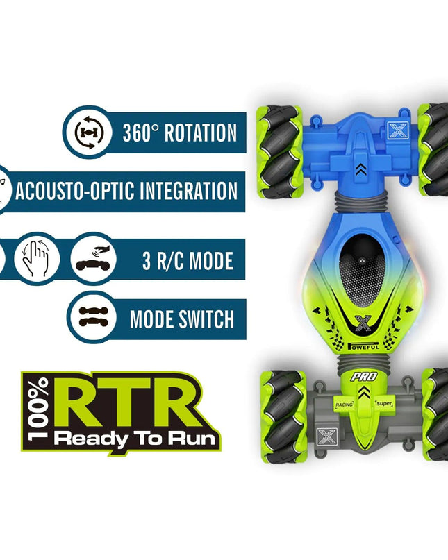 RC Watch Gesture Rotation Stunt Car