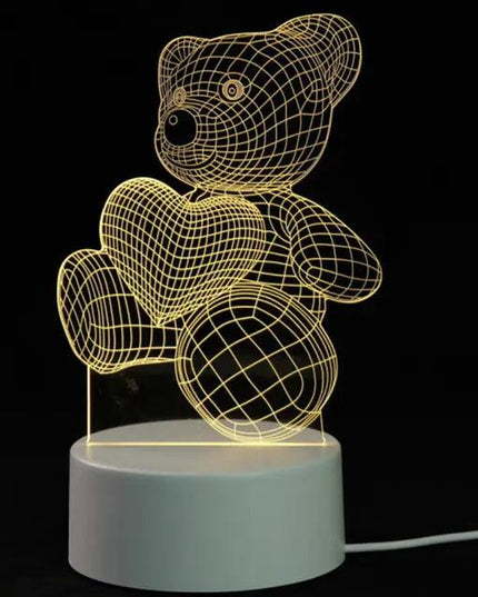 3D Lamp 3 Color Night Light