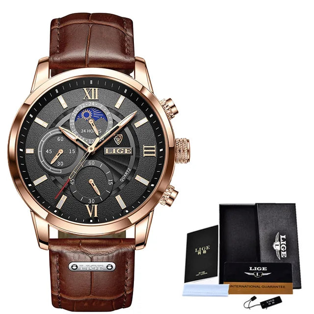 Leather Quartz Luxury Watches