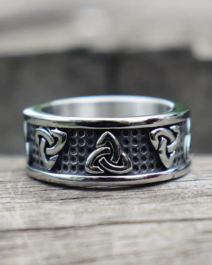 Viking Stainless Steel Celtics Knot Ring