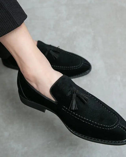 Tassel Leather Loafers