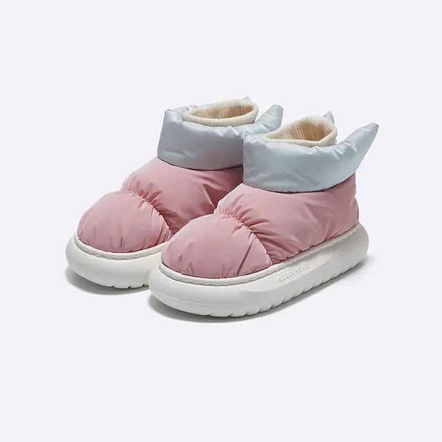 Indoor Outdoor High Top Plush Lining Shoes