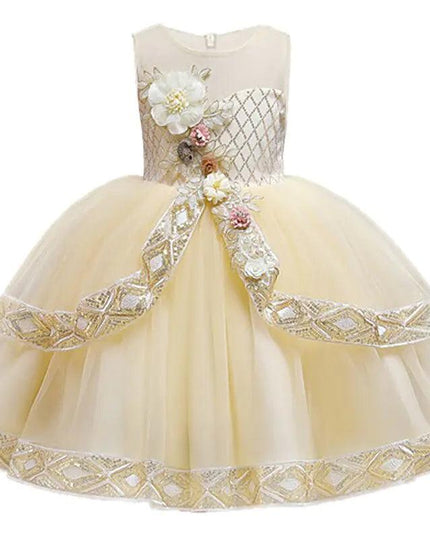 Embroidered Birthday Party Dress