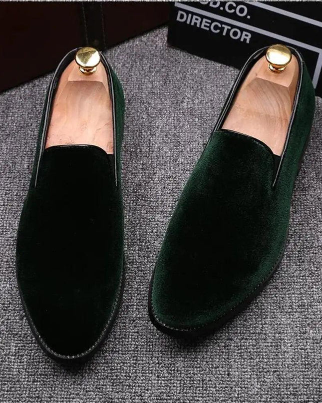 Red Bottom Suede Loafers