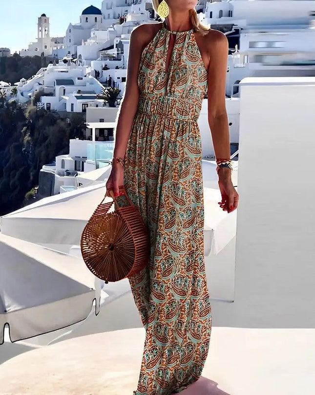 Sleeveless Bohemian Dress