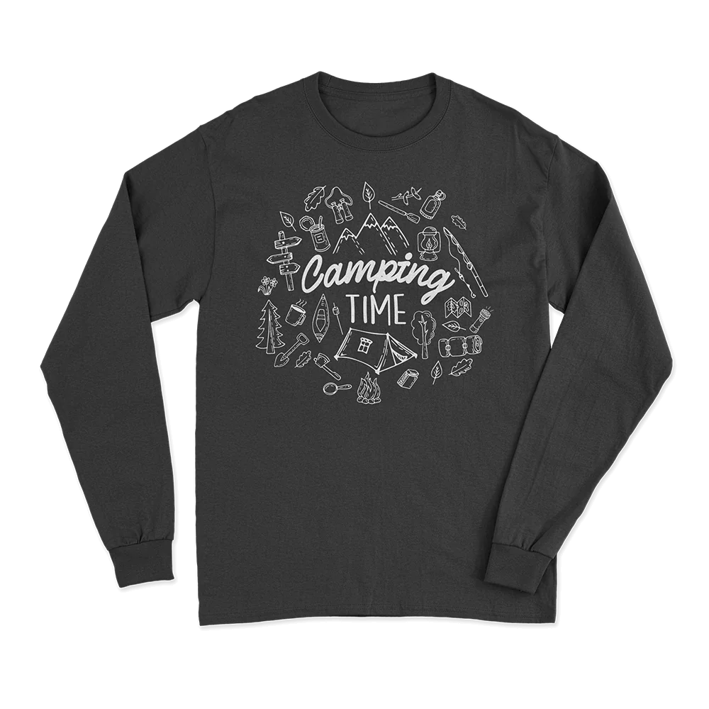 Camping Elements Long Sleeve Shirt