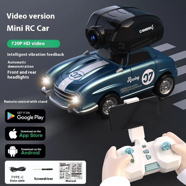Full Scale Mini Wireless WIFI With Camera Children's Toy RC Racing Car Model