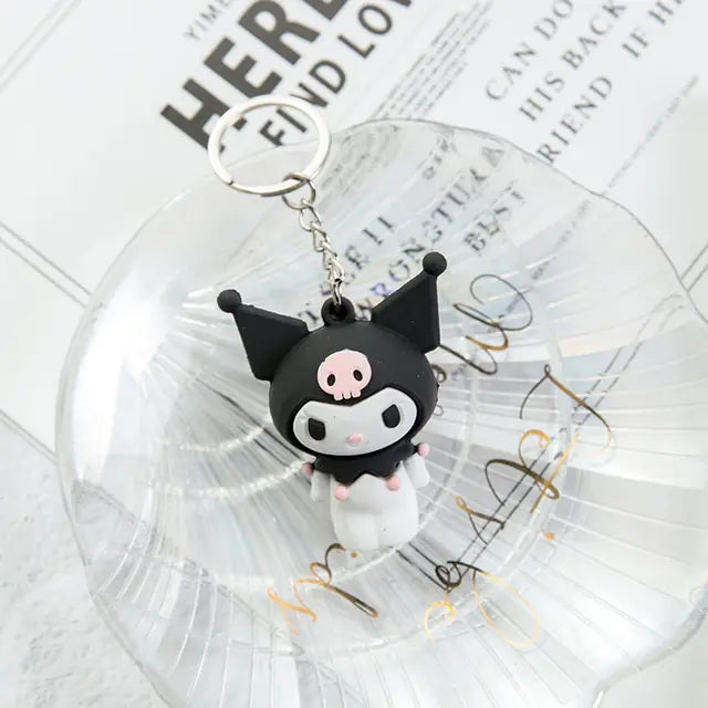 Cartoon Anime Figure Keyringa