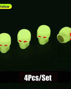 Skull - Yellow -4Pcs