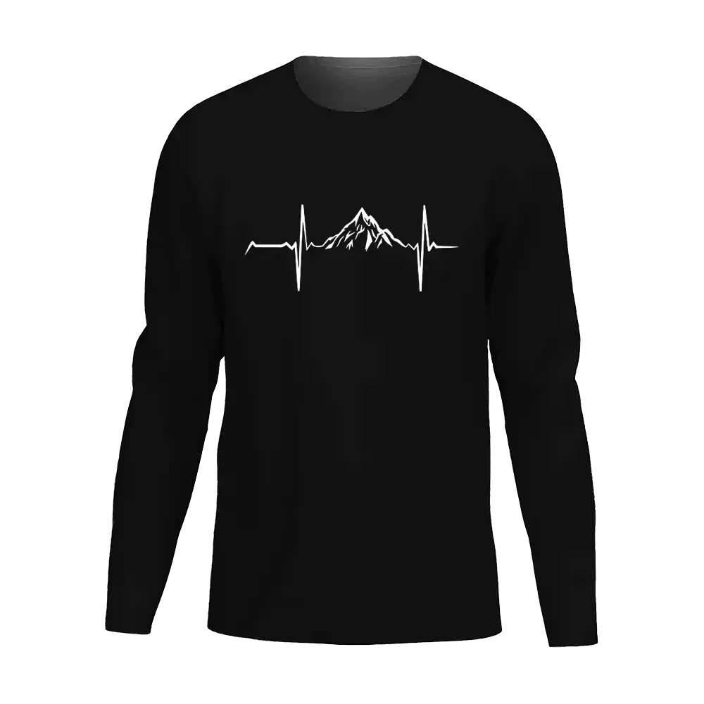 Heartbeat V1 Men Long Sleeve Shirt