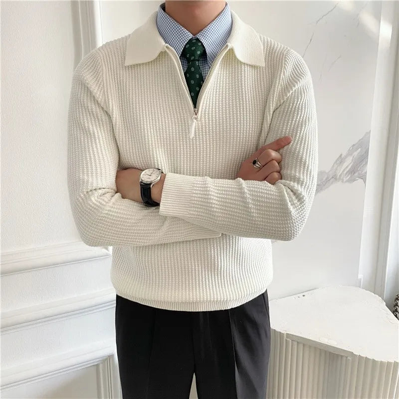 Luxury Knitted Polo Shirt