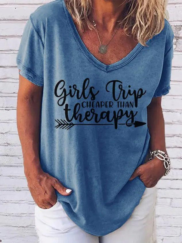 Girl's Trip Therapy Tee