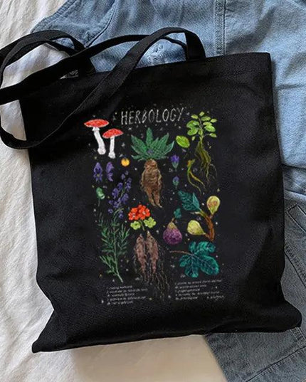 Mushroom Canvas Tote Bag