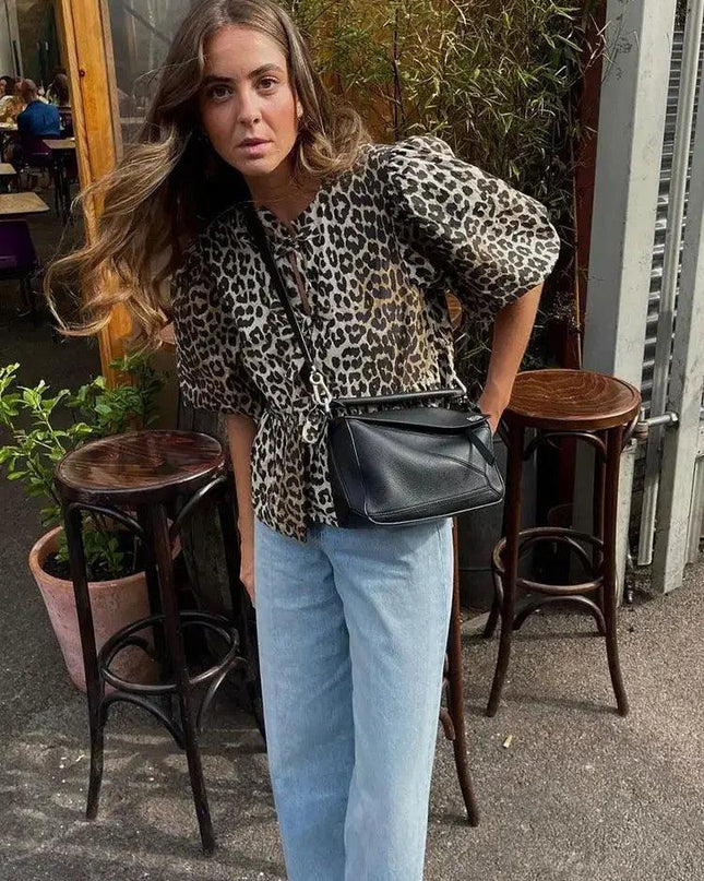 Leopard Hollow Shirt