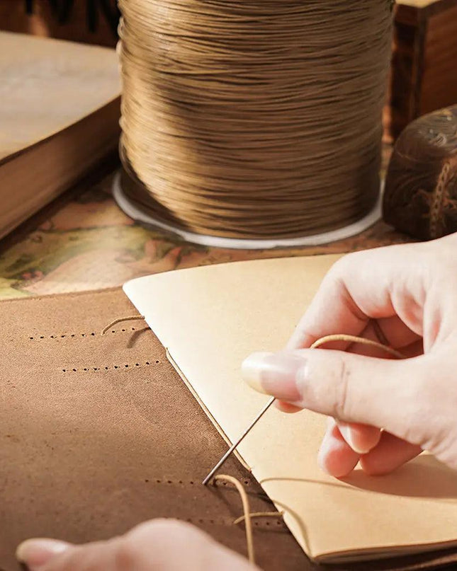 Sketch Organizer Retro Leather Notepad