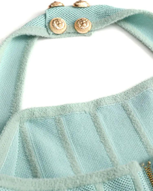 Skye Halter Knitted Dress