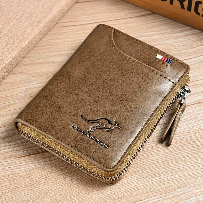 Men's "RFID" Blocking Leather Wallet "Waterproof"