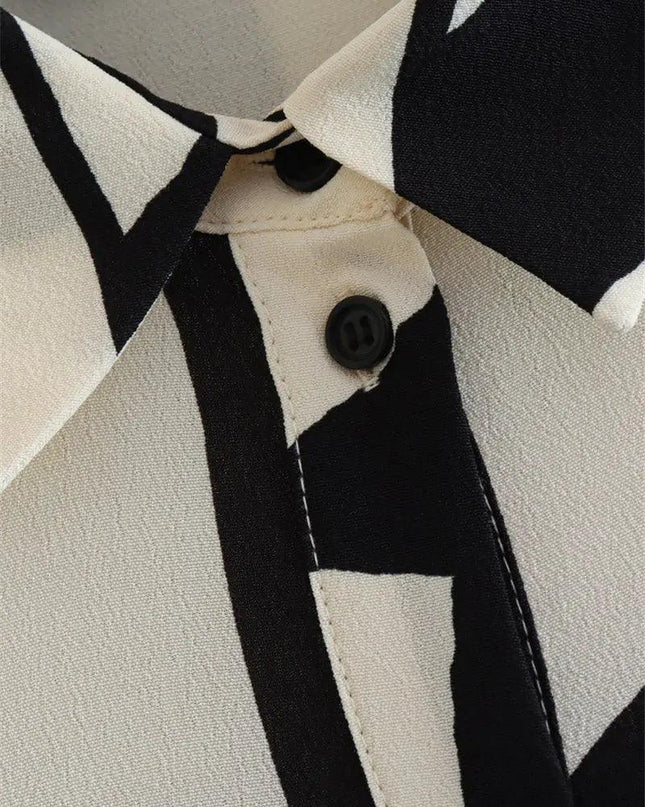 Printed Irregular Dress