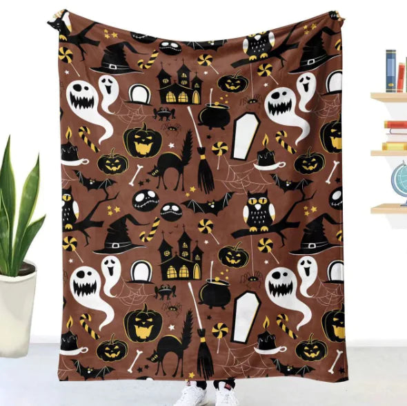 Spooky Comfort Flannel Blanket