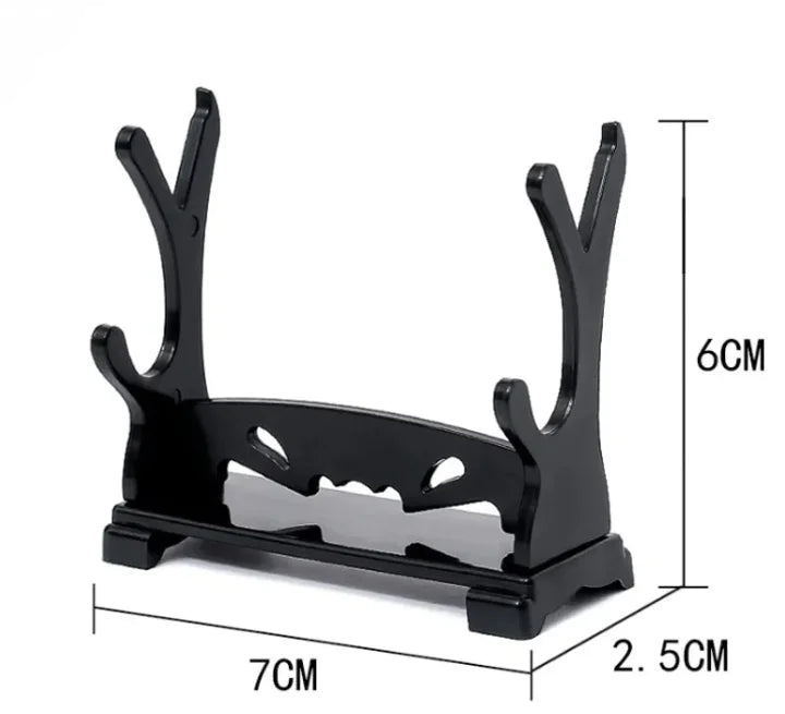 Dual-Tier Anime Knife Display Stand