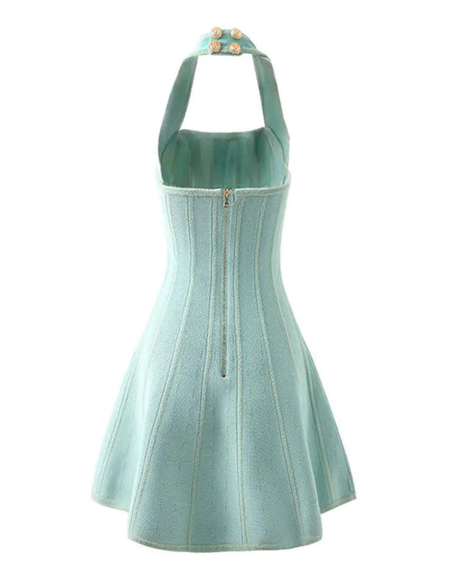 Skye Halter Knitted Dress
