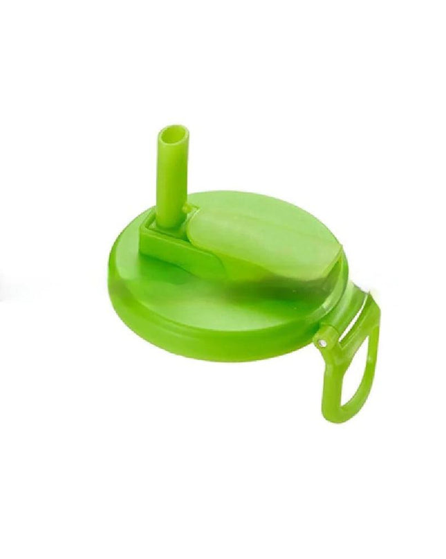 Soda Can Lid with Straw