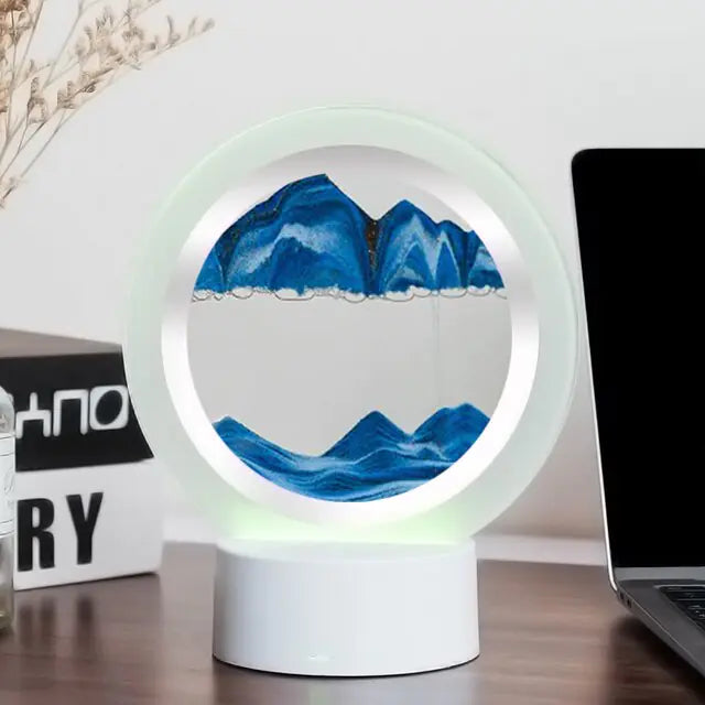 Creative Quicksand Night Light Lamp