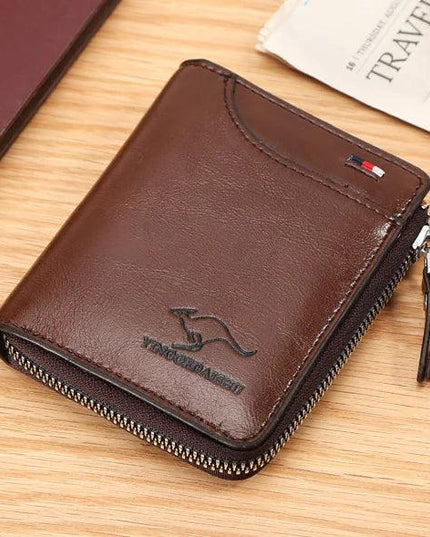 Men's "RFID" Blocking Leather Wallet "Waterproof"