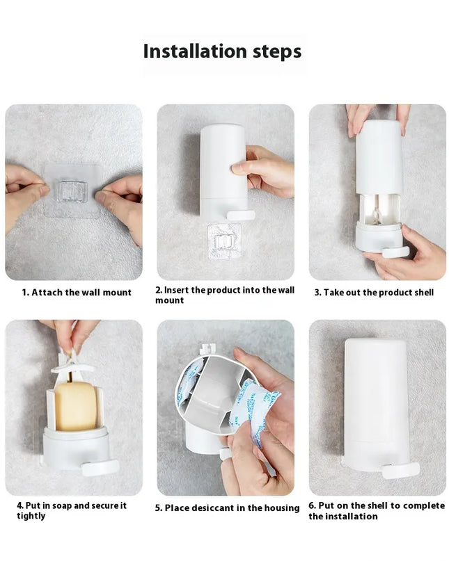 Wall-Mounted Soap Grinder Dispenser